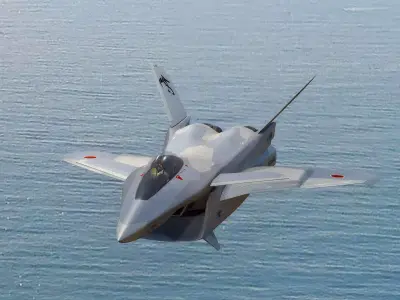 FA27C Japan Anime Fighter with high resolution cocpit Free 3D model