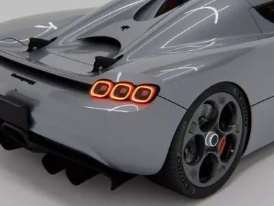 Koenigsegg CC850 2023 Low-poly 3D model