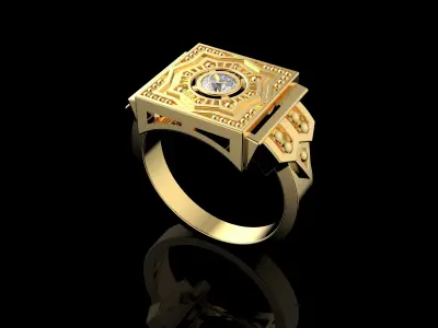 Gold N1234 3D print model