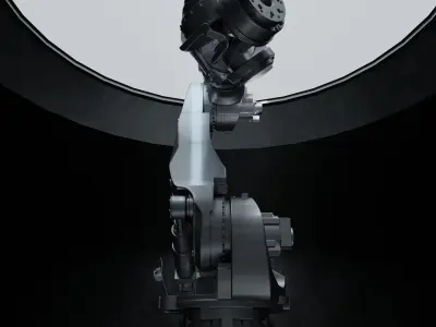 High-Quality Westworld Inspired Robotic Arm 3D model