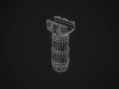 TangoDown Stubby Vertical Grip Low-poly 3D model