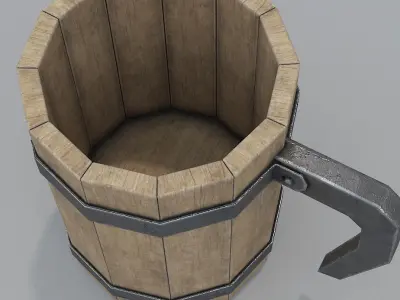 Medieval village hand tools collection 3D Model Pack