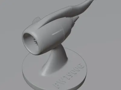 PW1900G Engine Mockup 3D print model