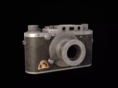 Leica Camera Low-poly 3D model