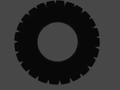 TIRE 3D model Free low-poly 3D model