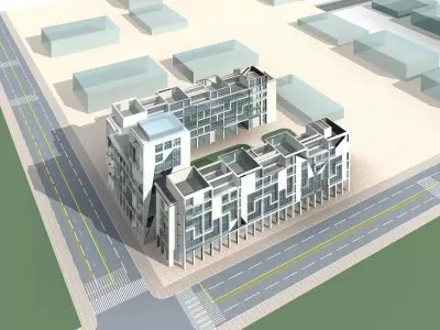 Office Building 3D model 188