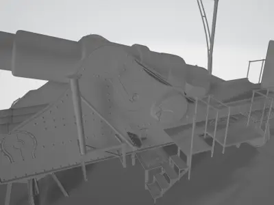 Canakkale Naval Battle Main Assets Pack Low-poly 3D model
