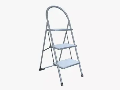 Small ladder Low-poly 3D model