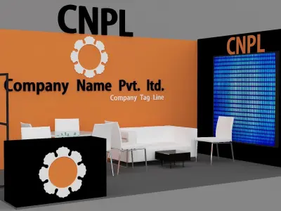 Stall Design Free low-poly 3D model