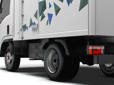 Isuzu Elf EV Refrigerator 2024 3D model