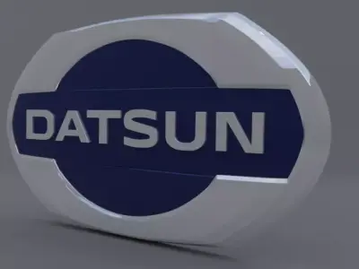 datsun logo 3D model
