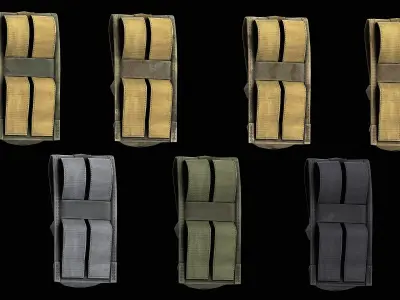 USGI Paraclete 330D Thermobaric Pouch Low-poly 3D model