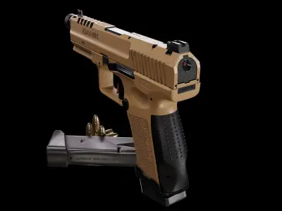 Canik TP9 Elite Combat - Custom Low-poly 3D model