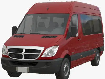 Dodge Sprinter 2500 minibus L2H2 3D model