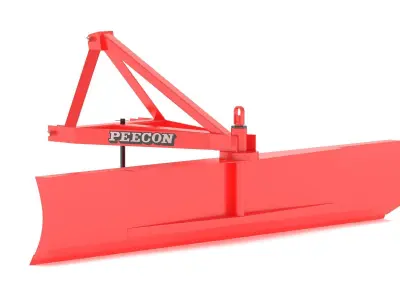 Soil Scraper GS 300 Ground Leveling Equipment 3D model