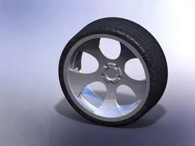 Alloy Wheel Free 3D model
