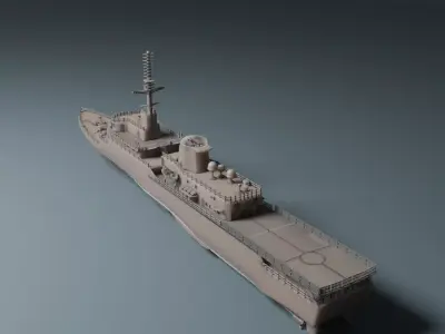 Navio-Escola Brasil - High Detail 3D Model For Resin Printing 3D print model