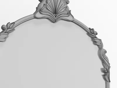 Camillia Portrait Mirror Anthropologie 3D model