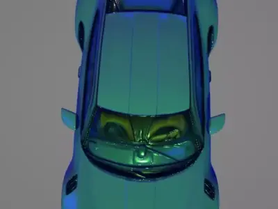 Porsche 911 GT3 RS Verde Oliva  3D model