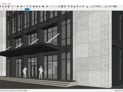Sketchup Office building 126 3D model