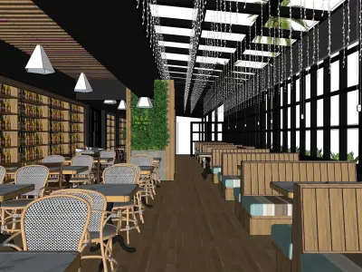 Liquor Cafe 3D model