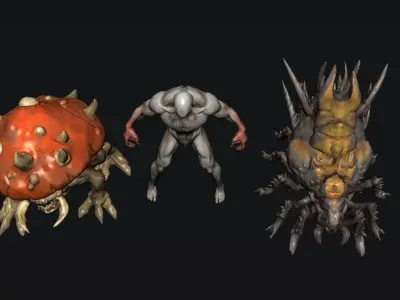 Creature Monsters 3D model buy