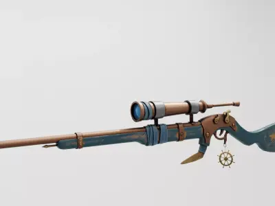 sniper 3D model purchase