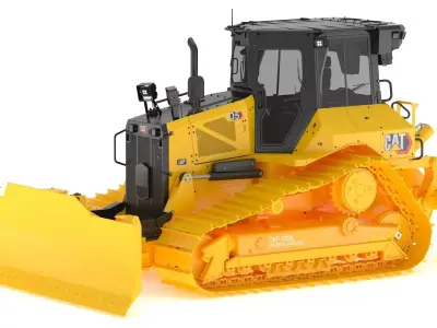 Medium Dozers D5 3D model