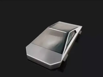 Electric Pickup Truck 3D Model 3D model