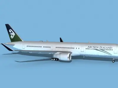 Boeing 767-400 Air New Zealand 3D model
