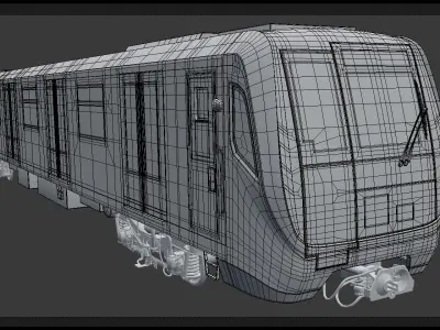 Moscow metro and Ivolga train 3D Model Pack