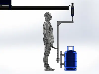 JIB Crane 3D model order