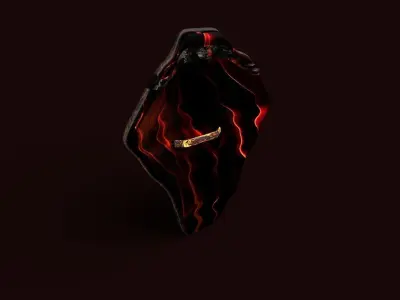 Fantasy Shield 3D model buy