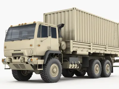 M1085 container truck 3D model
