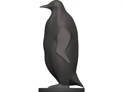 Penguin statue 3D model