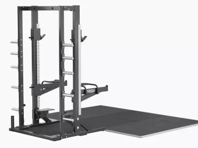 Technogym Half Rack Pure 3D model