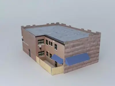 Financial Credit Union building in Louisville Free 3D model