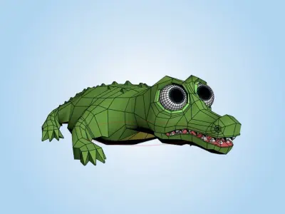 Crocodile 3D model