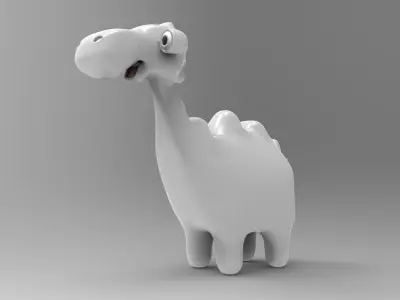 Toy Dinosaur Low-poly 3D model