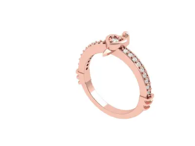 Wedding Ring  3D print model 172