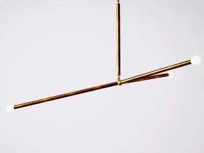 Arrow Pendant Lamp 3D model