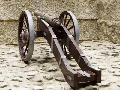Old Cannon 3D model