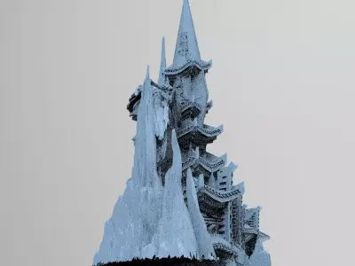 Emperor Monarch Cliff 6  3D model
