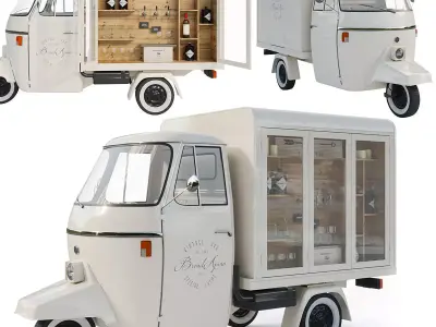 Piaggio P 501 3D model
