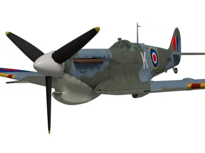 Supermarine seafire Mk-Ib 3D model