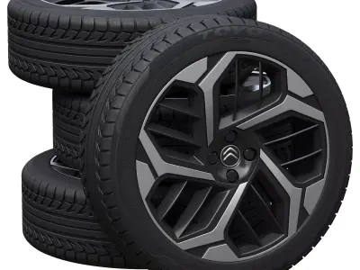 Citroen wheels 3D model