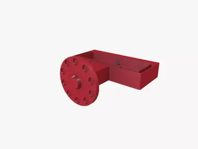 Lockout device Low-poly 3D model
