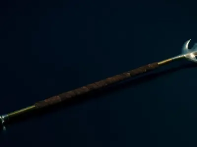 Elven Spear  Free 3D model