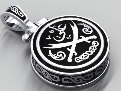 ALI ZULFIQAR LOCKET 3D print model