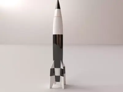 V2 Rocket 3D model